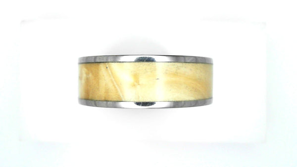 Precious Metal (No Stones) Wedding Bands  -  Men'